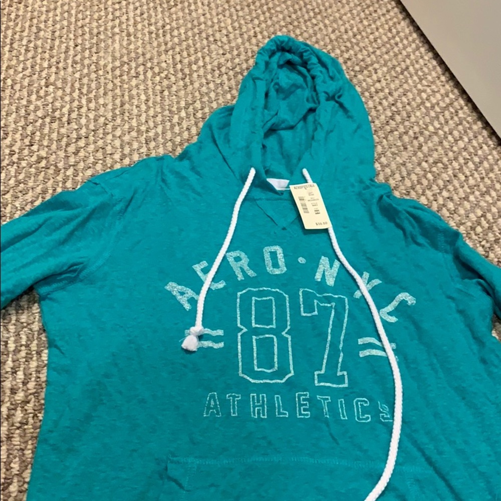 Turquoise long sleeve shirt!